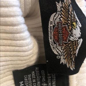 Harley Davidson white turtleneck